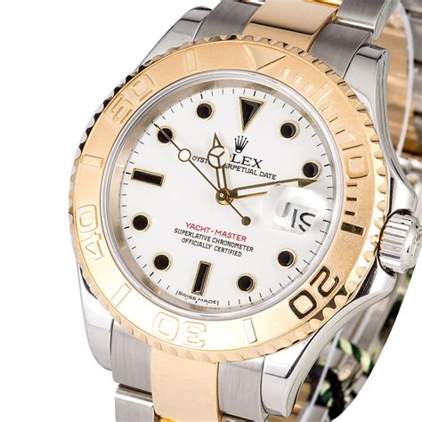 rolex yachtmaster two tone 16623w|rolex yacht master 16622 review.